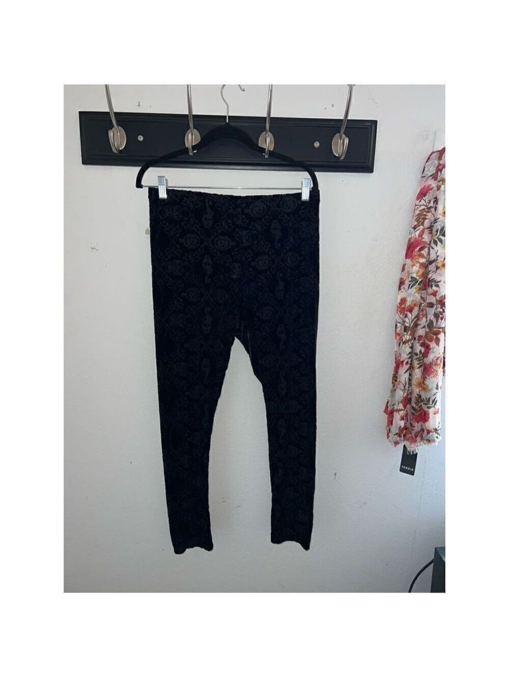 Harry Potter Dark Arts Velvet Leggings Plus Size 1 - Picture 3 of 5